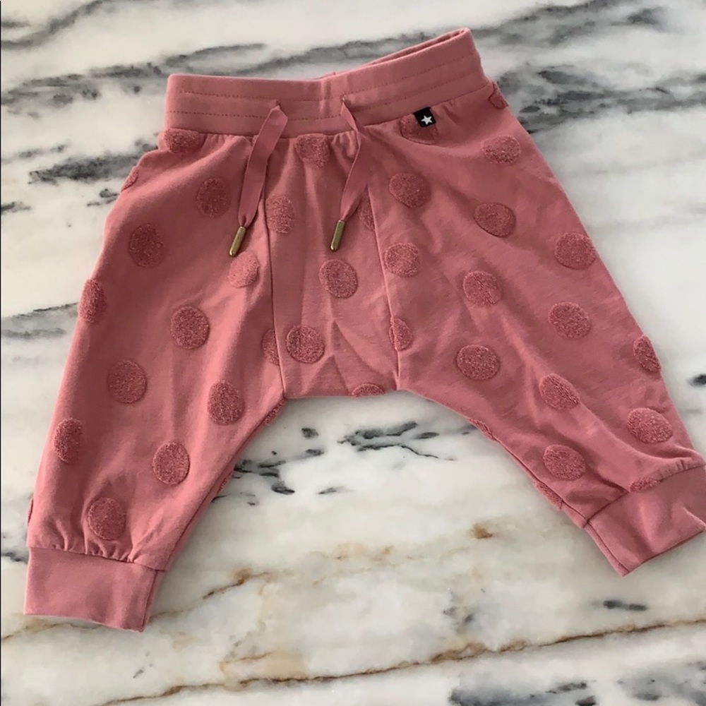Molo pink polka dot pants